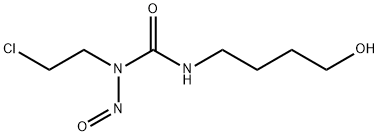 1-(2-Chloroethyl)-3-(4-hydroxybutyl)-1-nitrosourea 구조식 이미지