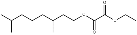 3,7-디메틸옥틸에틸옥살레이트 구조식 이미지