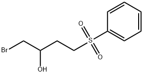 2-Butanol, 1-bromo-4-(phenylsulfonyl)- 구조식 이미지