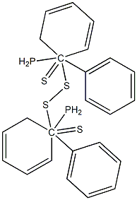 Bis(diphenylphosphinothioyl) persulfide Structure