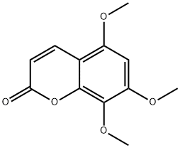 5,7,8-Trimethoxycoumarin Structure