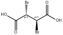 meso-2,3-Dibromosuccinic acid 구조식 이미지