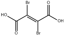(E)- 2,3-DIBROMO-2-BUTENEDIOIC ACID Structure