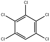 PENTACHLOROBENZENE 구조식 이미지