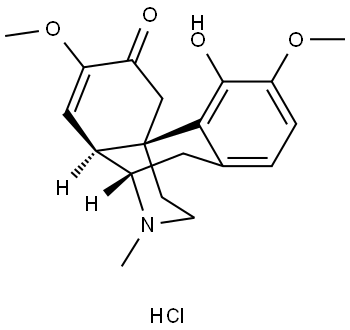 SINOMENINE HYDROCHLORIDE 구조식 이미지