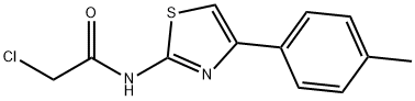 2-CHLORO-N-(4-P-TOLYL-THIAZOL-2-YL)-ACETAMIDE Structure