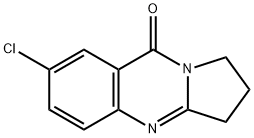 7-CHLORO-2,3-DIHYDROPYRROLO[2,1-B]QUINAZOLIN-9(1H)-ONE 구조식 이미지