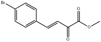 (E)-methyl-4-(4-bromophenyl)-2-oxobut-3-enoate Structure