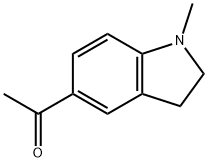 1-(2,3-dihydro-1-Methyl-1H-indol-5-yl)-Ethanone 구조식 이미지
