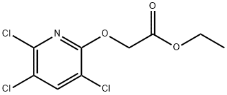 아세트산,(3,5,6-트리클로로-2-피리디닐)옥시-,에틸에스테르 구조식 이미지