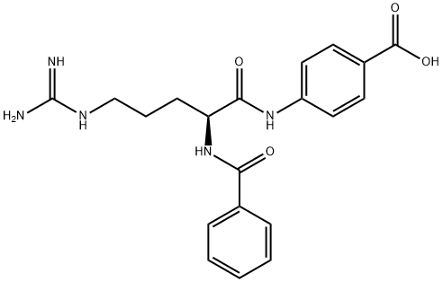 BZ-ARG-4-ABZ-OH HYDROCHLORIDE SALT 구조식 이미지