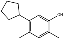 5-시클로펜틸-2,4-자일레놀 구조식 이미지