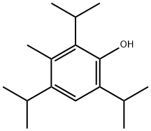 2,4,6-triisopropyl-m-cresol Structure