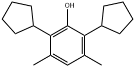 2,6-디시클로펜틸-3,5-자일레놀 구조식 이미지