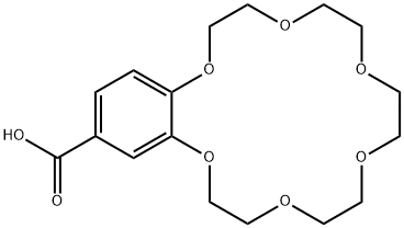 2,3-(4-CARBOXYBENZO)-1,4,7,10,13,16-HEXAOXACYCLOOCTADEC-2-ENE 구조식 이미지
