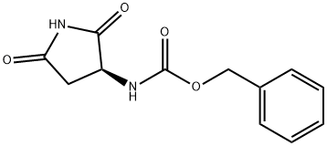 (S)-3-N-CBZ-AMINO-SUCCINIMIDE
 Structure