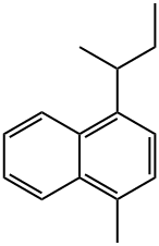 1-methyl-4-(1-methylpropyl)naphthalene Structure