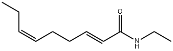 N-ETHYL(E)-2,(Z)-6-NONADIENAMIDE 구조식 이미지