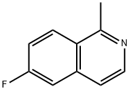Isoquinoline, 6-fluoro-1-methyl- (9CI) 구조식 이미지