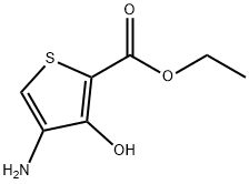 2-Thiophenecarboxylicacid,4-amino-3-hydroxy-,ethylester(9CI) Structure