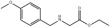 에틸2-[(4-메톡시벤질)아미노]아세테이트 구조식 이미지