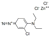 P-DIAZO-O-CHLORO-NN-디에틸라니린아연염화물 구조식 이미지