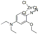 4-(diethylamino)-2-ethoxybenzenediazonium trichlorozincate Structure