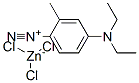 4-(diethylamino)-2-methylbenzenediazonium trichlorozincate 구조식 이미지