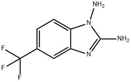 1,2-디아미노-5-트리플루오로메틸벤즈이미다졸 구조식 이미지