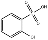 o-hydroxybenzenesulphonic acid 구조식 이미지