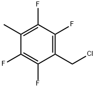 2,3,5,6-테트라플루오로-4-메틸벤질클로라이드 구조식 이미지