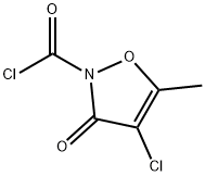 2(3H)-Isoxazolecarbonylchloride,4-chloro-5-methyl-3-oxo-(9CI) 구조식 이미지