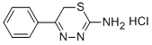 5-PHENYL-6H-1,3,4-THIADIAZIN-2-AMINE MONOHYDROCHLORIDE 구조식 이미지