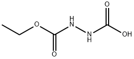 1,2-Hydrazinedicarboxylic acid 1-ethyl ester 구조식 이미지