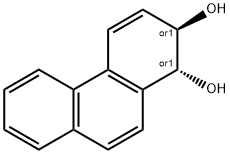 TRANS-1,2-DIHYDROXY-1,2-DIHYDROPHENANTHRENE Structure