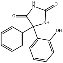 5-(2-hydroxyphenyl)-5-phenylhydantoin Structure