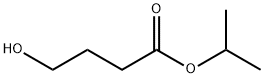 Butanoic acid, 4-hydroxy-, 1-Methylethyl ester 구조식 이미지