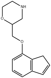 Indeloxazine 구조식 이미지