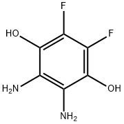 1,4-Benzenediol,  2,3-diamino-5,6-difluoro- 구조식 이미지