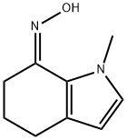 7H-Indol-7-one,1,4,5,6-tetrahydro-1-methyl-,oxime,(7Z)-(9CI) Structure