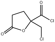 2-Furancarbonylchloride,2-(chloromethyl)tetrahydro-5-oxo-(9CI) 구조식 이미지