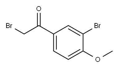 2-BROMO-1-(3-BROMO-4-METHOXYPHENYL)ETHANONE Structure