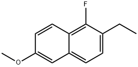 Naphthalene, 2-ethyl-1-fluoro-6-methoxy- (9CI) Structure