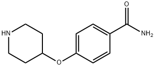 4-(PIPERIDIN-4-YLOXY)BENZAMIDE 구조식 이미지