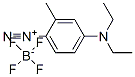 4-(diethylamino)-2-methylbenzenediazonium tetrafluoroborate  구조식 이미지