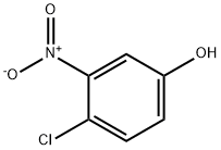 4-Chloro-3-nitrophenol 구조식 이미지