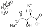 POTASSIUM SODIUM TARTRATE TETRAHYDRATE Structure