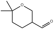 6,6-Dimethyl-tetrahydro-pyran-3-carbaldehyde 구조식 이미지