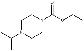 ETHYL 4-(1-METHYLETHYL)PIPERAZINE-1-CARBOXYLATE 구조식 이미지