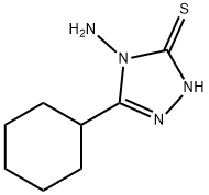 4-AMINO-5-CYCLOHEXYL-4H-[1,2,4]TRIAZOLE-3-THIOL Structure